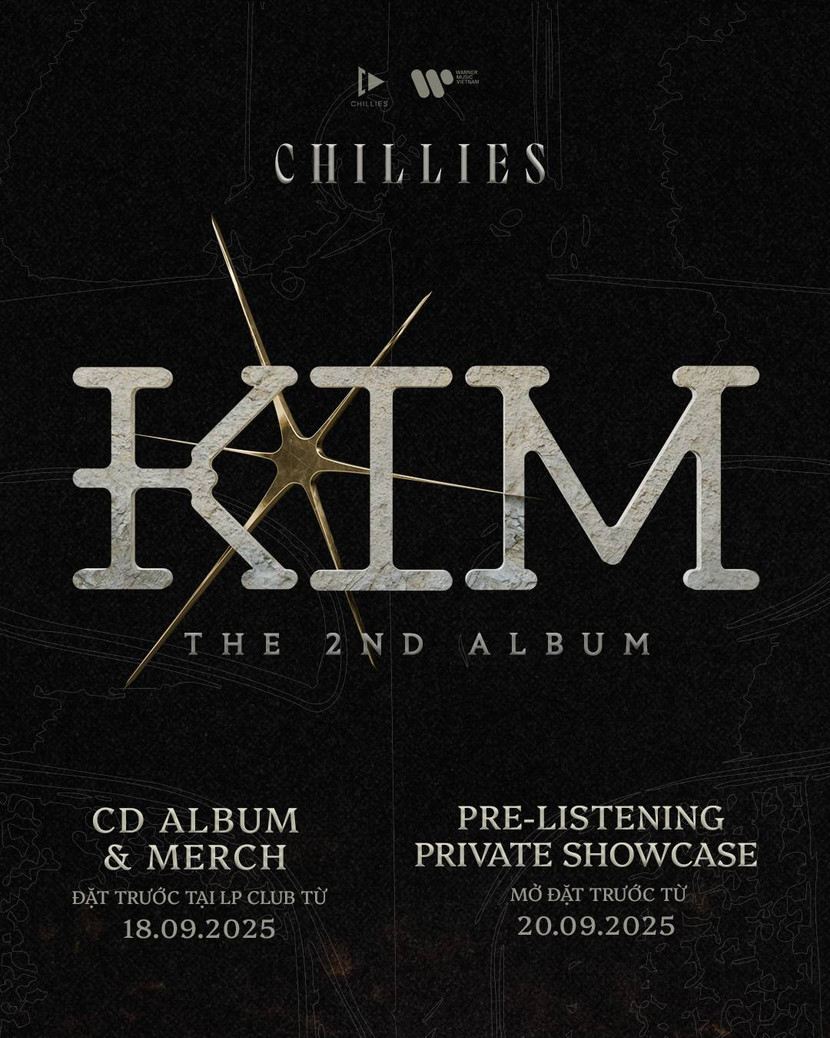 Chillies công bố album phòng thu thứ 2 mang tên “KIM” Chillies công bố album phòng thu thứ 2 mang tên “KIM”