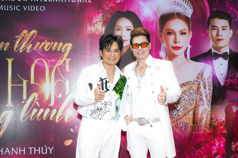 Ca sĩ Lâm Hùng hội ngộ Lưu Chí Vỹ tại sự kiện