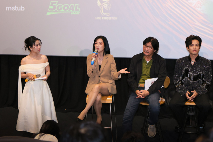 NSUT Mỹ Duyên chia sẻ tại họp báo NSUT Mỹ Duyên chia sẻ tại họp báo