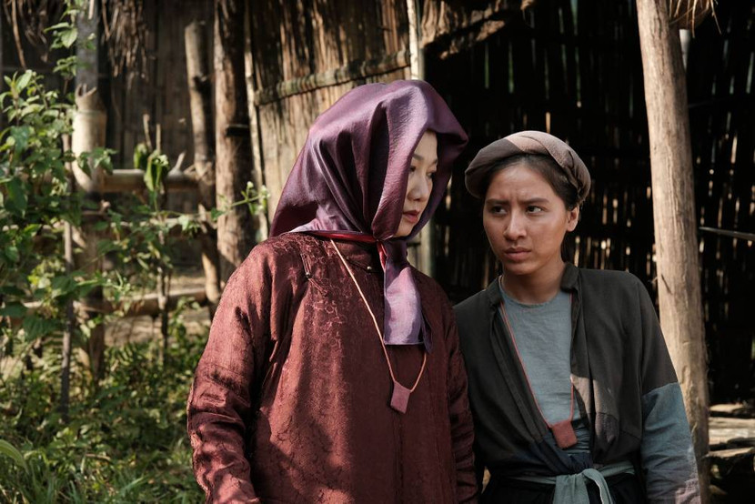 Tín Nguyễn và NSND Mỹ Uyên trong phim Tín Nguyễn và NSND Mỹ Uyên trong phim