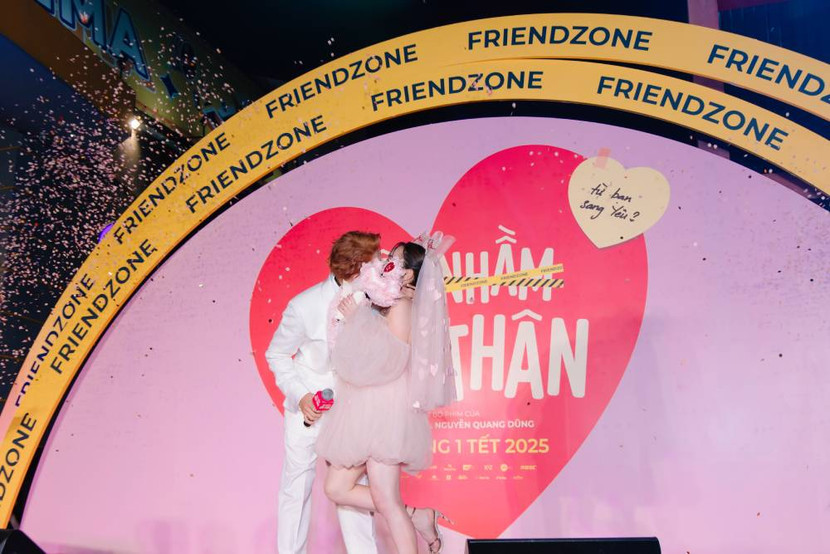 Trần Ngọc Vàng khoá môi Kaity Nguyễn tại "Lễ cưới thập kỷ"