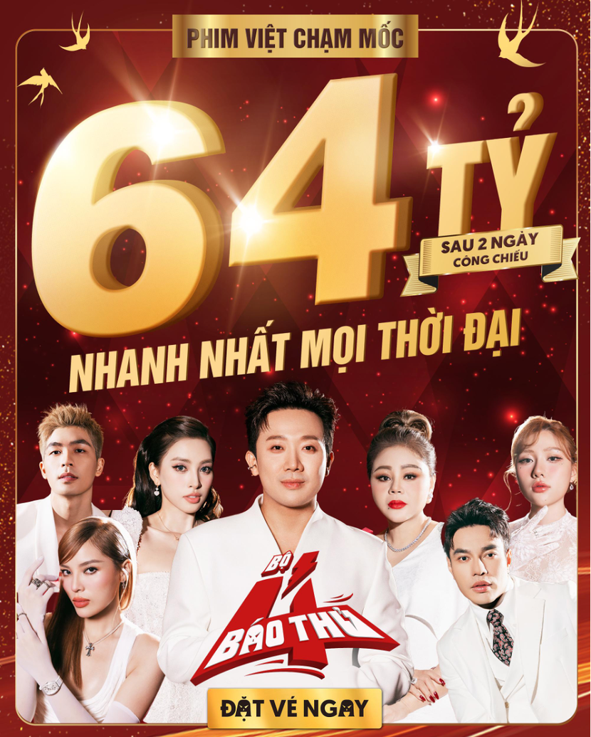 "Bộ tứ báo thủ" đạt doanh thu 64 tỷ sau 2 ngày công chiếu