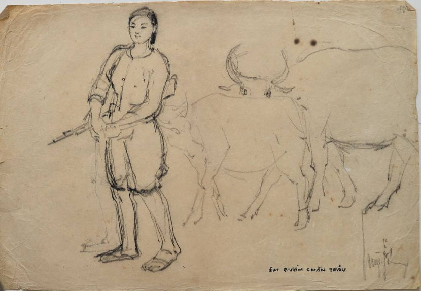 Tranh than chì trong chuỗi triễn lãm