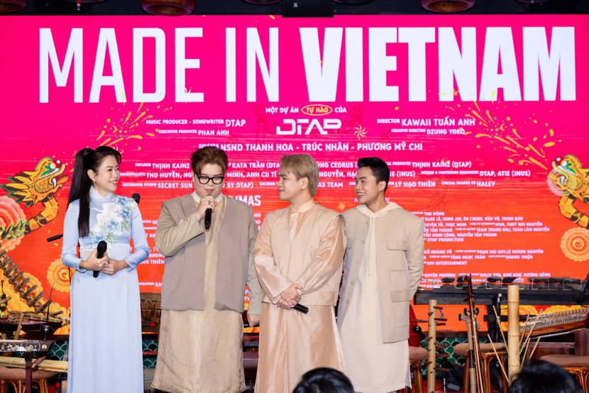Đại diện nhóm DTAP chia sẻ về ý tưởng thực hiện MV “Made In Vietnam”