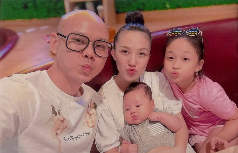 Gia đình nhỏ của Phan Đinh Tùng