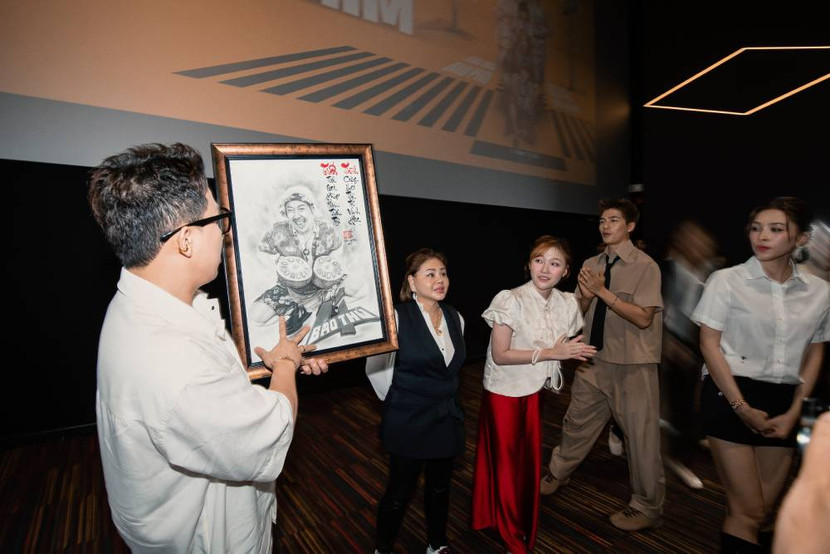 Trấn Thành được khán giả vẽ tranh tặng