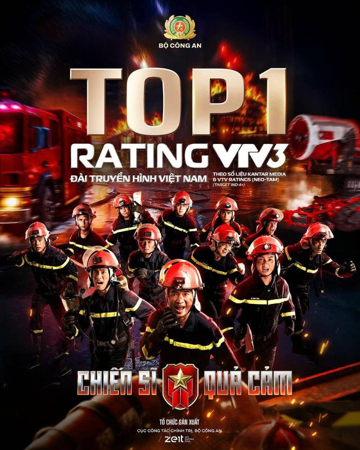 Chương trình cũng đạt top 1 rating toàn quốc trên Đài truyền hình Việt Nam - VTV3
