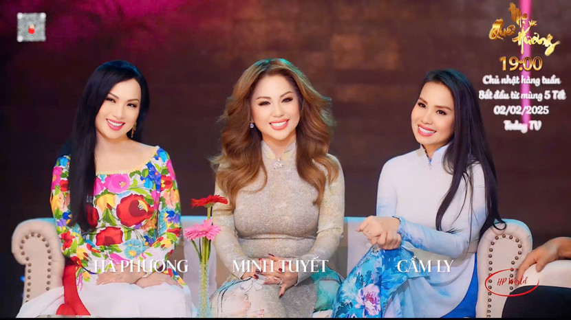 Ba giọng ca nổi tiếng Cẩm Ly, Minh Tuyết và Hà Phương cùng xuất hiện trong chương trình "Mẹ và quê hương"