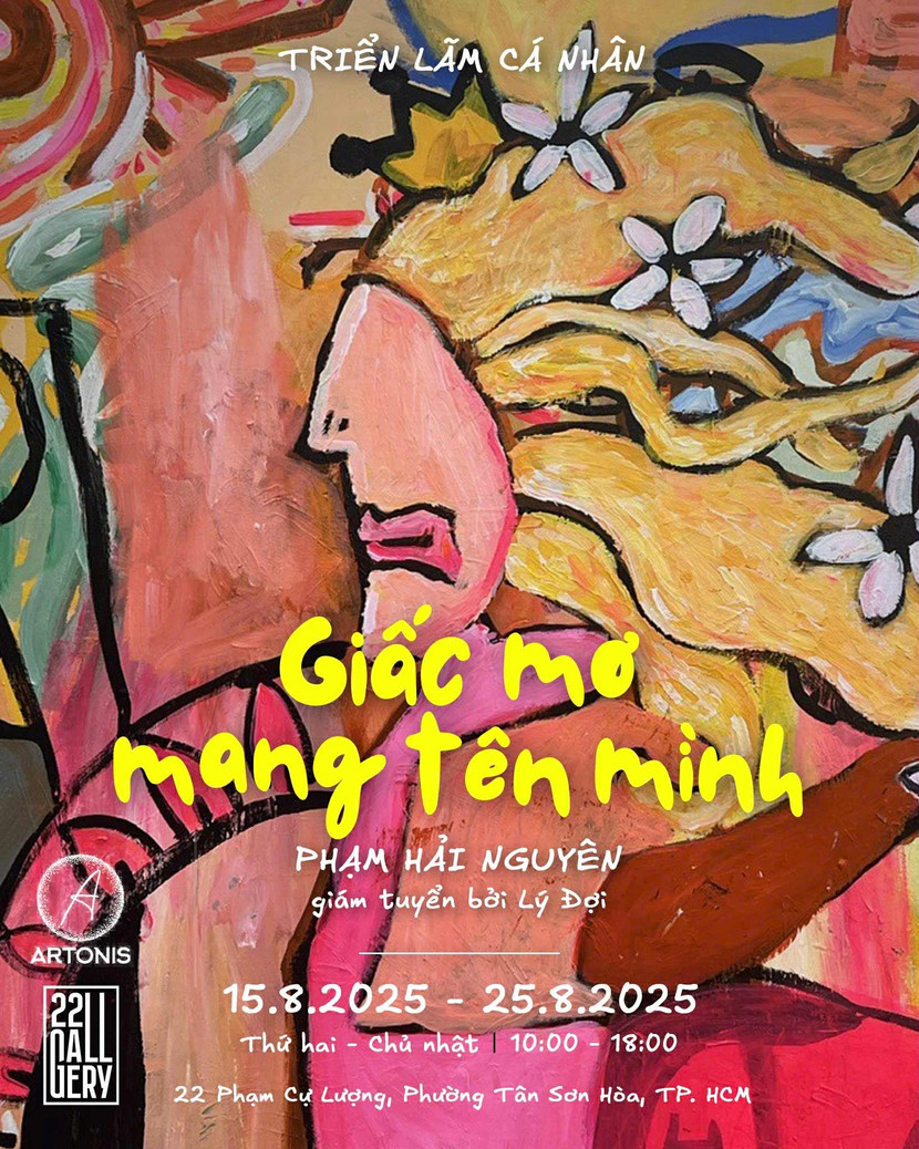 Triển lãm như một món quà dành cho Phạm Hải Nguyên trước khi vào năm học mới