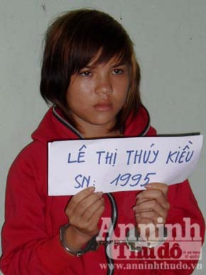 Các đối tượng bị bắt giữ Các đối tượng bị bắt giữ