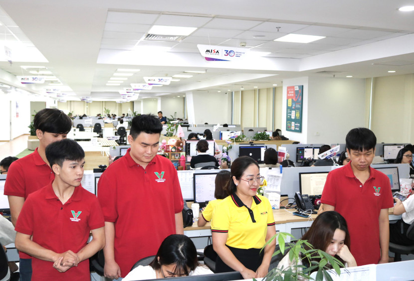 Sinh viên khối Kinh tế Trường Đại học Trưng Vương trải nghiệm thực tế tại Công ty Cổ phần MiSa ảnh 3