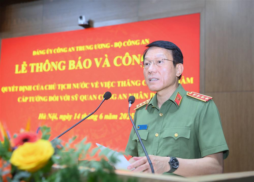 Bộ trưởng Lương Tam Quang phát biểu tại buổi Lễ. Bộ trưởng Lương Tam Quang phát biểu tại buổi Lễ.