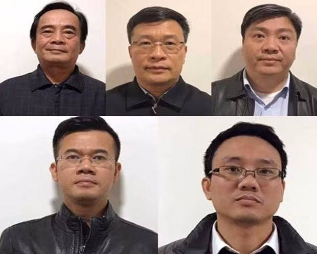 Các bị can chính trong vụ án