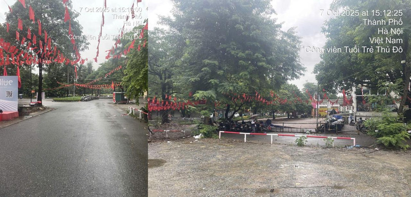 Dẹp bỏ bãi xe trái phép tại khu vực công viên Võ Thị Sáu ảnh 2