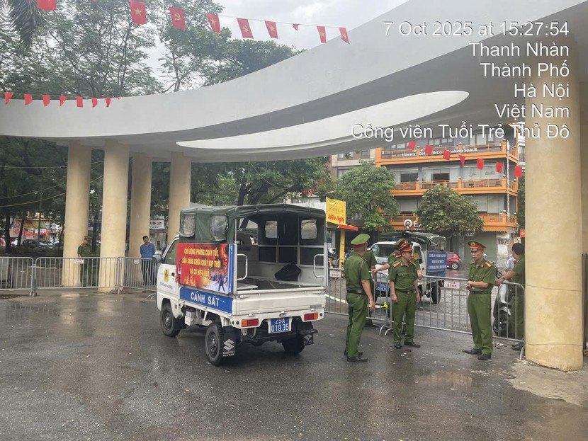 Dẹp bỏ bãi xe trái phép tại khu vực công viên Võ Thị Sáu ảnh 1
