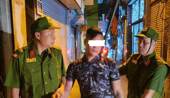 Cảnh sát 113 kịp thời khống chế đối tượng manh động