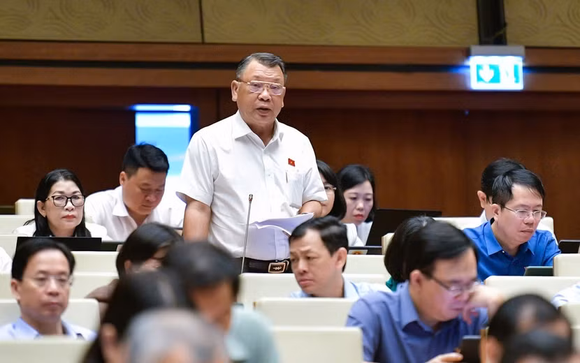Đại biểu Nguyễn Tạo (đoàn Lâm Đồng) phát biểu