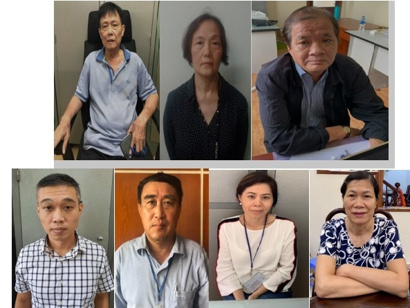 Các đối tượng trong vụ án