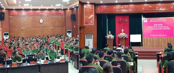 Hội nghị - tọa đàm chủ đề văn hóa ửng xử với nhân dân với sự tham gia của gần 200 cán bộ, chiến sỹ Công an quận Thanh Xuân Hội nghị - tọa đàm chủ đề văn hóa ửng xử với nhân dân với sự tham gia của gần 200 cán bộ, chiến sỹ Công an quận Thanh Xuân