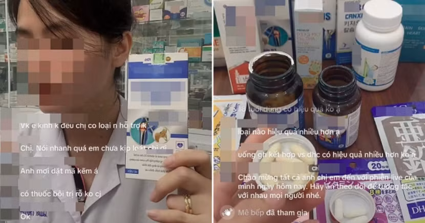Livestream quảng cáo bán thuốc, thực phẩm chức năng đang diễn ra khá phổ biến trên mạng (ảnh minh hoạ)