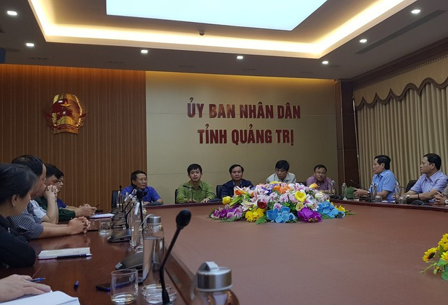 UBND tỉnh Quảng Trị đã tổ chức cuộc họp khẩn cấp kịp thời chỉ đạo ứng cứu vào lúc 2 giờ sáng 18-10 UBND tỉnh Quảng Trị đã tổ chức cuộc họp khẩn cấp kịp thời chỉ đạo ứng cứu vào lúc 2 giờ sáng 18-10