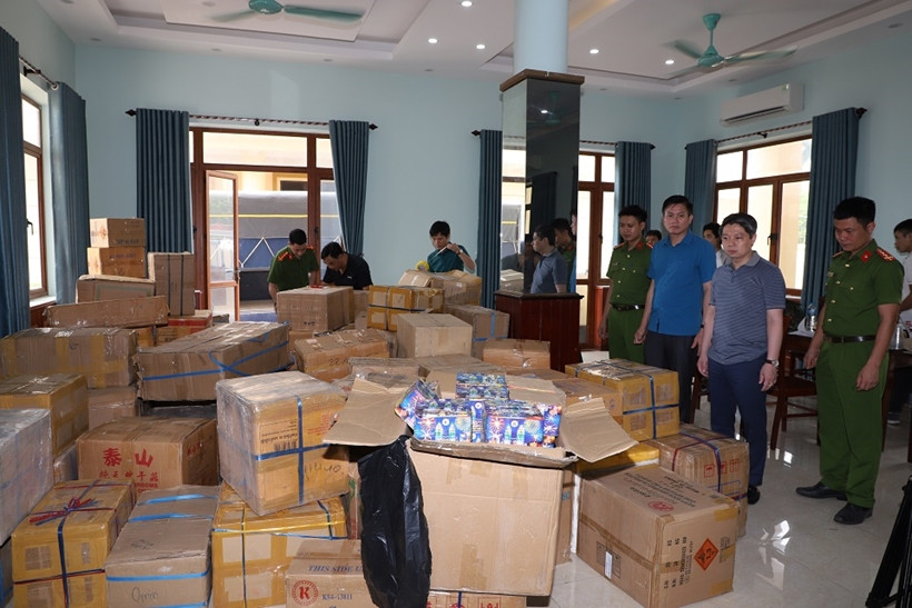 Tang vật cơ quan Công an thu giữ.