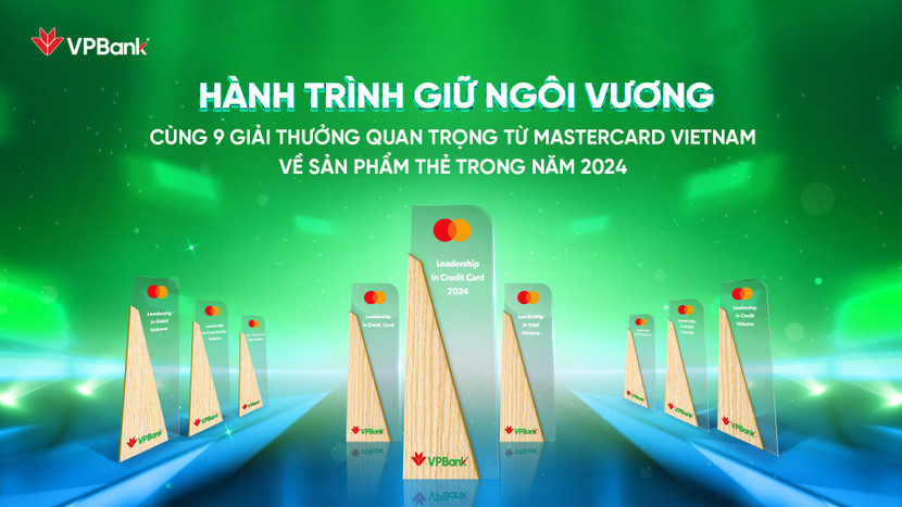 VPBank được vinh danh ở 9 hạng mục giải thưởng VPBank được vinh danh ở 9 hạng mục giải thưởng