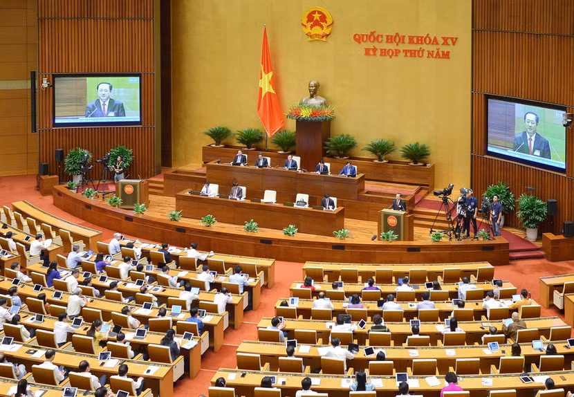 Quang cảnh phiên chất vấn