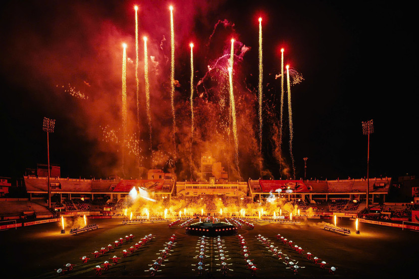 Lễ khai mạc được dàn dựng công phu, hoành tráng kết hợp hài hòa giữa âm nhạc truyền thống và hiện đại, mang đậm bản sắc văn hóa của các quốc gia ASEAN