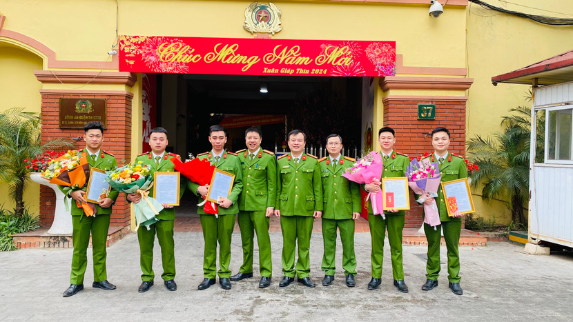 5 chiến sỹ tham gia nghĩa vụ CAND tại đội CS PCCC&CNCH 5 chiến sỹ tham gia nghĩa vụ CAND tại đội CS PCCC&CNCH