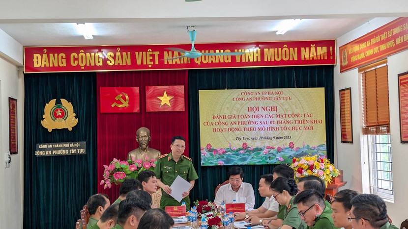 Ban Giám đốc Công an thành phố Hà Nội kiểm tra công tác của Công an cấp xã ảnh 3