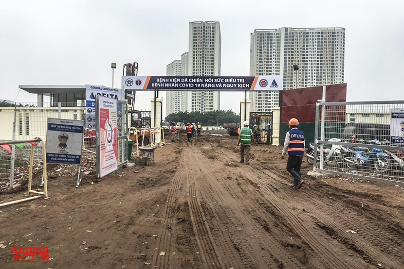 Bệnh viện dã chiến điều trị bệnh nhân Covid sẽ hoàn thành trong tháng 8-2021 Bệnh viện dã chiến điều trị bệnh nhân Covid sẽ hoàn thành trong tháng 8-2021