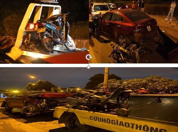 Vụ tai nạn gây thiệt hại nặng về phương tiện và con người