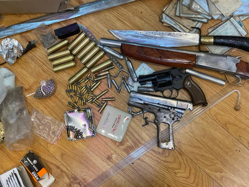 Số tang vật bị cơ quan Công an thu giữ