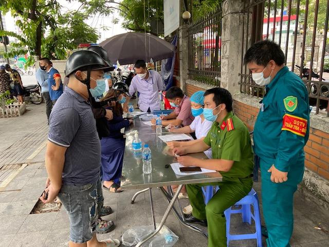 Khu vực lập biên bản các trường hợp vi phạm quy định giãn cách xã hội Khu vực lập biên bản các trường hợp vi phạm quy định giãn cách xã hội