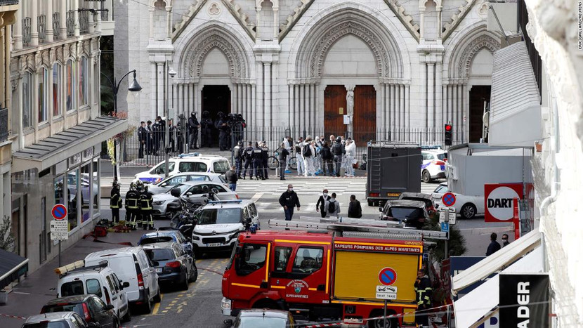 Sau vụ tấn công bằng dao ở Nice, Chính phủ Pháp phải nâng cảnh báo an ninh lên mức cao nhất trên toàn lãnh thổ. Sau vụ tấn công bằng dao ở Nice, Chính phủ Pháp phải nâng cảnh báo an ninh lên mức cao nhất trên toàn lãnh thổ.