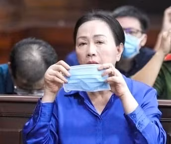 Bị cáo Trương Mỹ Lan tại phiên tòa