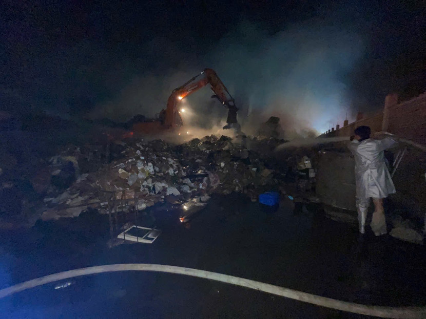 Vụ hỏa hoạn không gây thiệt hại về người