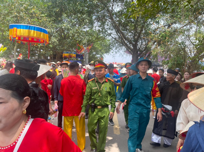 Lực lượng chức năng hoàn thành nhiệm vụ, góp phần thành công lễ hội