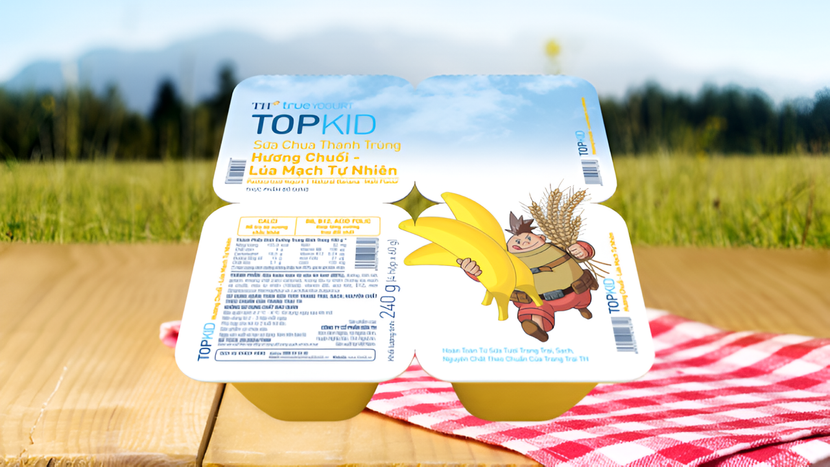 Sản phẩm sữa chua TH true YOGURT TOPKID Sản phẩm sữa chua TH true YOGURT TOPKID