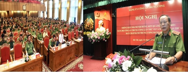 Thứ trưởng Lê Quý Vương thông báo nhanh nội dung, kết quả Đại hội đại biểu Đảng bộ Công an Trung ương lần thứ VII.