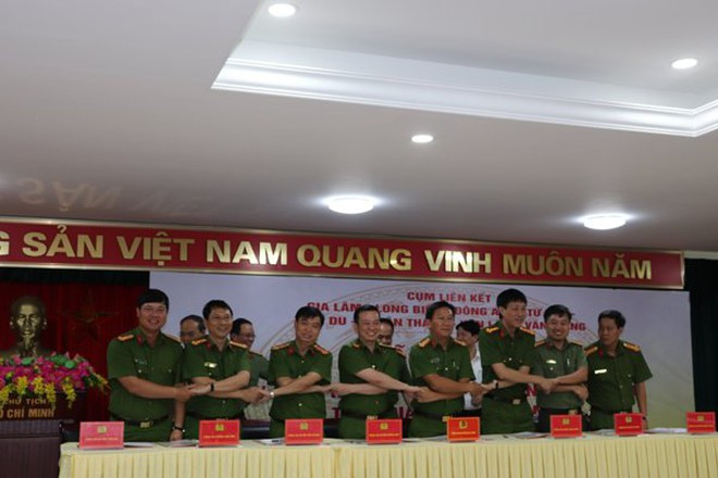 CAH Gia Lâm cùng 7 đơn vị giáp ranh khẳng định quyết tâm thực hiện hiệu quả Quy chế phối hợp đảm bảo ANTT