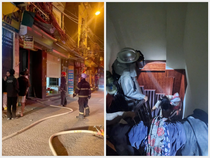 Cuộc giải cứu của những người lính cứu hỏa tổ PCCC và CNCH Hoàng Mai