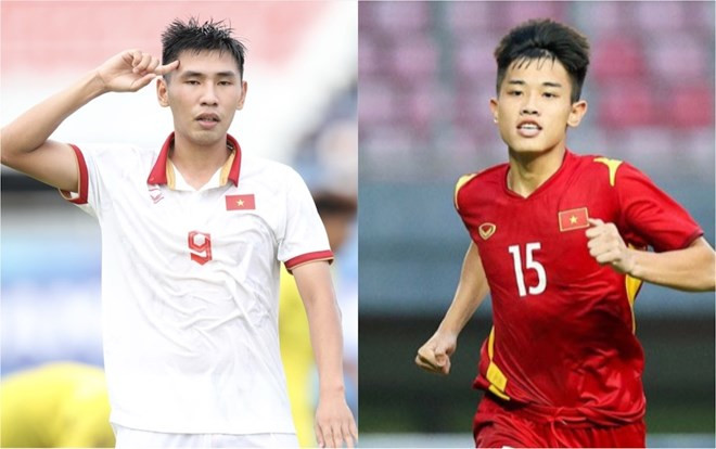 Sau Đinh Xuân Tiến (trái) đến lượt Nguyễn Đình Bắc bị kỷ luật vì vi phạm nội quy đội bóng