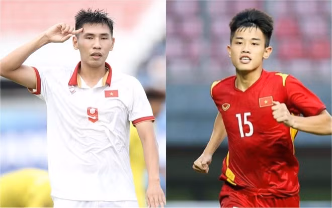 Sau Đinh Xuân Tiến (trái) đến lượt Nguyễn Đình Bắc bị kỷ luật vì vi phạm nội quy đội bóng
