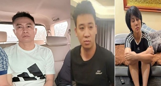 Tùng "hiên" (ngoài cùng bên trái) và một số đối tượng trong vụ án Tùng "hiên" (ngoài cùng bên trái) và một số đối tượng trong vụ án