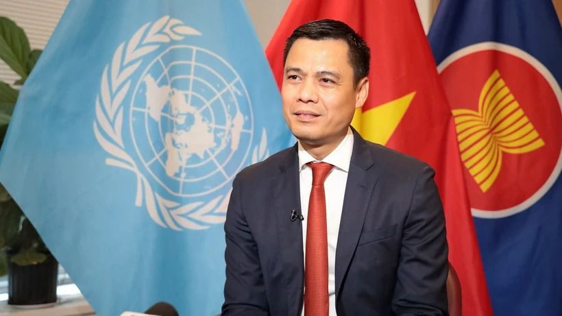 Đại sứ đặc mệnh toàn quyền, Trưởng phái đoàn đại diện thường trực Việt Nam tại Liên hợp quốc Đặng Hoàng Giang Đại sứ đặc mệnh toàn quyền, Trưởng phái đoàn đại diện thường trực Việt Nam tại Liên hợp quốc Đặng Hoàng Giang