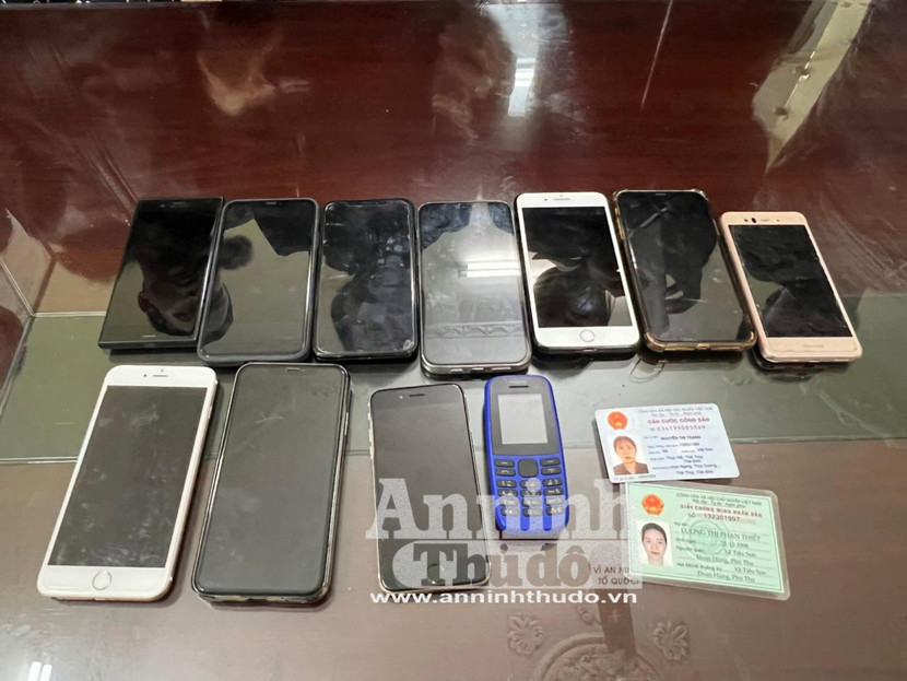 Điện thoại di động Nhân và đồng bọn sử dụng môi giới mại dâm người nước ngoài