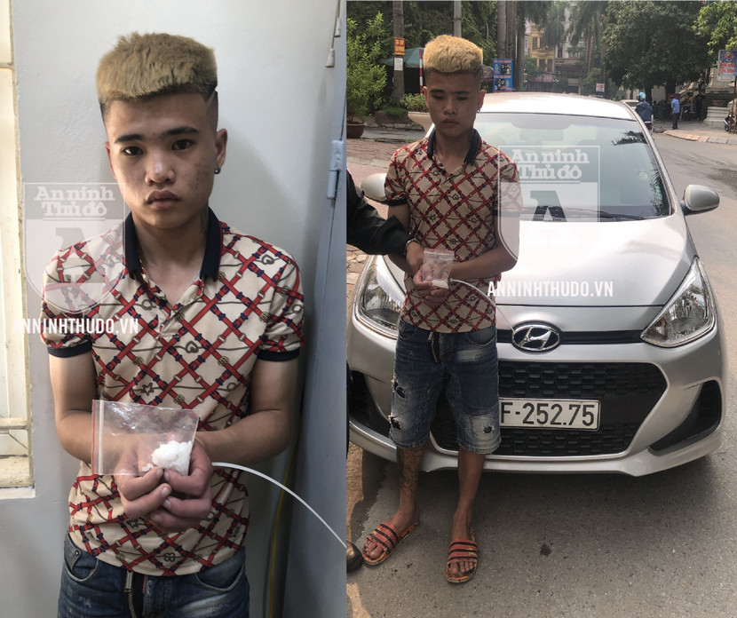 Đối tượng cố thủ trong xe ôtô khi bị tổ Y1/141 chặn dừng Đối tượng cố thủ trong xe ôtô khi bị tổ Y1/141 chặn dừng