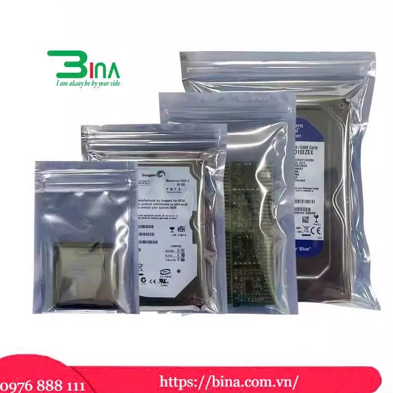 Túi chống tĩnh điện ESD đa dạng kích thước tại BiNa Việt Nam